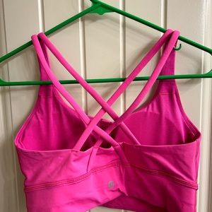 Lululemon Energy Longline Bra Ripened Raspberry